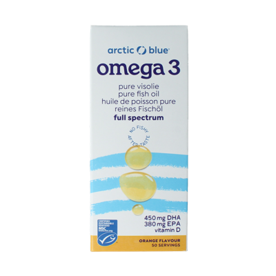 Omega 3 pure visolie met vitamine D 250 Milliliter
