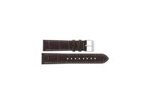 Horlogeband Universeel 808.02.24 Leder Donkerbruin 24mm - thumbnail