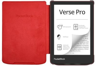 PocketBook H-S-634-R-WW e-bookreaderbehuizing 15,2 cm (6 ) Hoes Rood - thumbnail