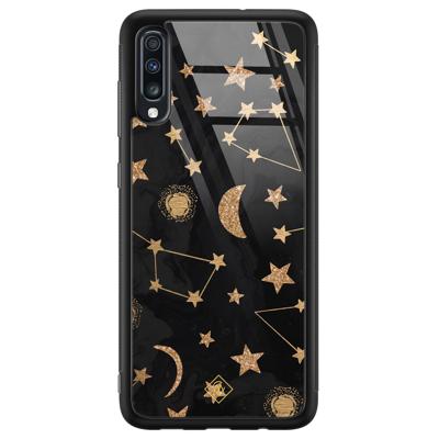 Samsung Galaxy A50 glazen hardcase - Counting the stars Samsung Galaxy A50 glazen hardcase - Counting the stars
