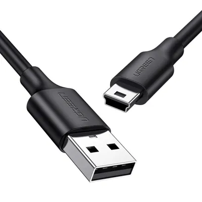 Ugreen USB-kabel - mini USB 480 Mbps 1,5m (zwart)