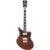 D&apos;Angelico Deluxe Bedford Matte Walnut elektrische gitaar met koffer - thumbnail