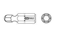 KS Tools 911.3704 Inbus-bit Gereedschapsstaal Vernikkeld C 6.3 1 stuk(s) - thumbnail