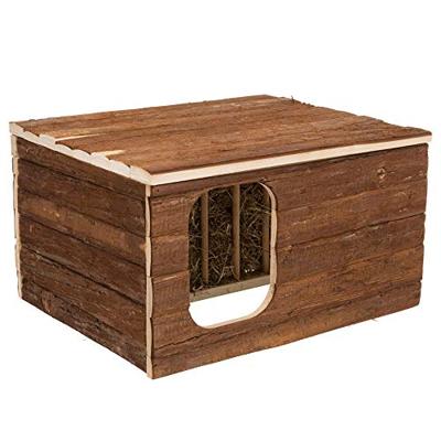 TRIXIE NATURAL LIVING KNAAGDIERHUIS HILKE MET HOOIRUIF 40X32X23 CM