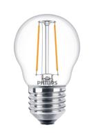 Philips LED 34776200 LED-lamp Energielabel E (A - G) E27 Kogel 2 W = 25 W Warmwit (Ø x l) 45 mm x 78 mm 1 stuk(s) - thumbnail