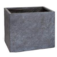 Bloempot Arizona Cube Grafiet 28x28cm - thumbnail