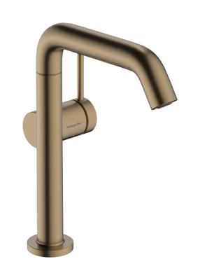 Hansgrohe Tecturis S 210 Fine CoolStart ééngreeps wastafelmengkraan met PushOpen, Brushed Bronze Hansgrohe Tecturis S 210 Fine CoolStart ééngreeps wastafelmengkraan met PushOpen, Brushed Bronze