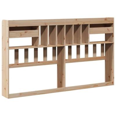 Hoofdbord met opbergruimte 180 cm massief grenenhout