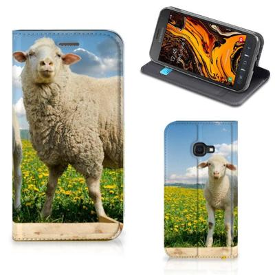 Samsung Galaxy Xcover 4s | Hoesje maken | Schaap en Lammetje Samsung Galaxy Xcover 4s | Hoesje maken | Schaap en Lammetje