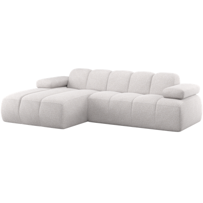 WOOOD Mojo chaise longue bank links bouclé ecru melange