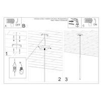 Hanglamp PASTELO 1 goud - thumbnail