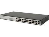 Digitus DN-95313-1 netwerk-switch Managed Fast Ethernet (10/100) Zwart, Wit Power over Ethernet (PoE) - thumbnail