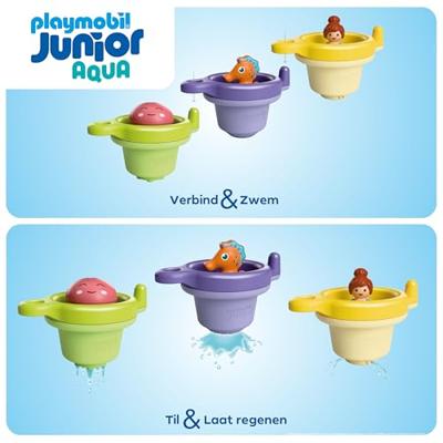 Playmobil® Junior Aqua drijvende bekers met waterpret