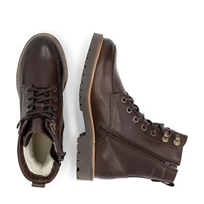 Travelin&apos; Women - Lace-up boot casual - Donkerbruin - Maat 42