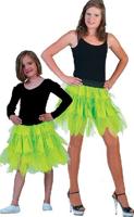 Fancy petticoat neon groen kind - thumbnail