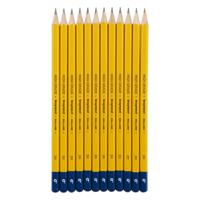 Grafietpotlood Bruynzeel Burotek 2H grijs - thumbnail