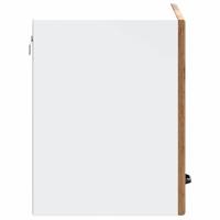 Keukenwandkast Kalmar bewerkt hout oud houtkleurig - thumbnail