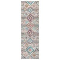 Vloerkleed ARBIZU binnen en buiten vintage stijl 80x250 cm - thumbnail