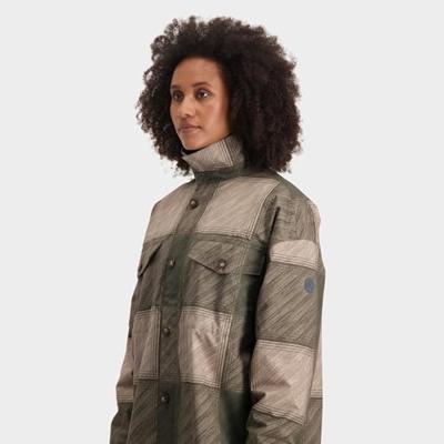AGU Oversized Rain Shirt Winter Regenjas Urban Outdoor Dames - Groen - L - Waterdicht AGU Oversized Rain Shirt Winter Regenjas Urban Outdoor Dames - Groen - L - Waterdicht