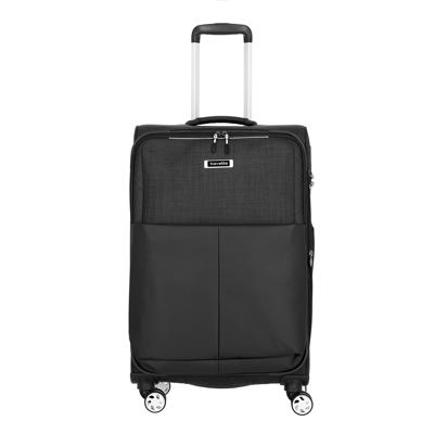 Travelite Proof 4 Wiel Trolley M Expandable black Zachte koffer