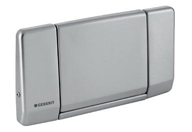 Geberit Highline bedieningspaneel geborsteld rvs voor Geberit Twinline inbouwreservoir (UP130) Geberit Highline bedieningspaneel geborsteld rvs voor Geberit Twinline inbouwreservoir (UP130)