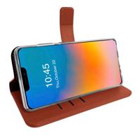 Valenta Book Case Gel Skin Apple iPhone 14 Brown - thumbnail