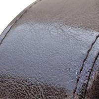 Fauteuil kunstleer bruin - thumbnail