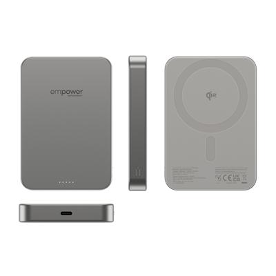PanzerGlass empower Bank Powerbank 10000 mAh Magsafe, Qi Wireless Charging USB-C Statusweergave