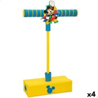 Pogo-jumper Mickey Mouse 3D Geel Kinderen (4 Stuks) - thumbnail