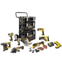 DeWALT DCK853P4 Accu combiset 8-delig 18V XR 5.0Ah in ToughSystem - thumbnail