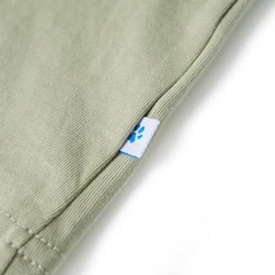 Kindershirt met korte mouwen 92 lichtkakikleurig Kindershirt met korte mouwen 92 lichtkakikleurig