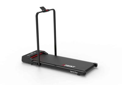 MegaGoods Sprint Plus - Elektrische Loopband met Handgreep - 1-10 km/u - 3 hellingsniveaus - Bluetooth & LED-display - Inklapbaar - Afstandsbediening - 2.0 HP Motor - 110 kg - Zwart