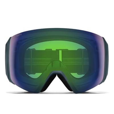 Smith 4D Mag XL Sneeuwbril Black - ChromaPop Sun Green Mirror One Size