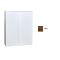 Kolomkast Sanicare Q7 2-Deurs Soft-Closing Greeploos 90x67x32 cm Belluno eiken - thumbnail