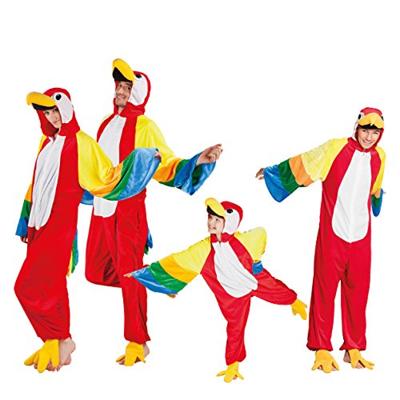 Papegaai pak man/vrouw pluche