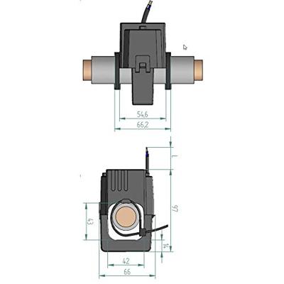 Gossen Metrawatt SC50-E 300/5A 0,5VA Kl.1 42 mm U542A Primaire stroom 300 A Secundaire stroom 5 A 1 stuk(s) Gossen Metrawatt SC50-E 300/5A 0,5VA Kl.1 42 mm U542A Primaire stroom 300 A Secundaire stroom 5 A 1 stuk(s)