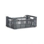 UrbanProof Urban proof fietskrat helsinki kunststof 7l as grijs 30x20x11 cm - thumbnail