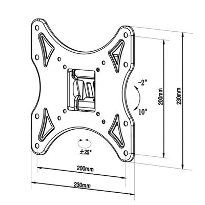 TV houder TM Electron 26"-40" 25 kg TV houder TM Electron 26"-40" 25 kg