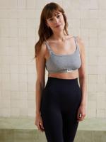 Zwangerschaps- en voedingsbeha van biologisch katoen* Homewear gemêleerd grijs - thumbnail