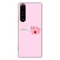 Sony Xperia 1 III Telefoonhoesje met Naam Pig Mud - thumbnail