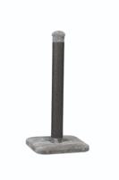 Beeztees wumblo - krabpaal - grijs - 55x55x120 cm - thumbnail