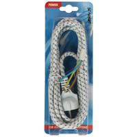 Scanpart Strijkijzersnoer Omsponnen 3 M - thumbnail