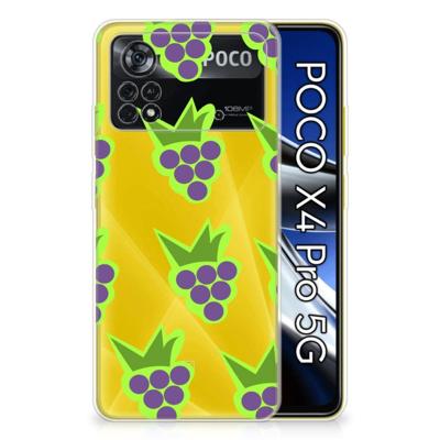 Xiaomi Poco X4 Pro 5G | Siliconen Case | Druiven