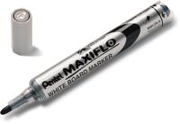 Whiteboardmarker Pentel MWL5S Maxiflo rond 1mm zwart - thumbnail