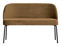 WOOOD Eetkamerbank 'Vogue' Velvet, kleur Honing Geel - thumbnail