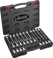 Vigor V1918 Dopsleutel-bitinzetset 1/2 (12.5 mm) 26-delig - thumbnail