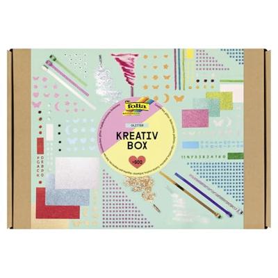 Creatieve doos GLITTER FOLIA, 900+ stuks meerkleurig