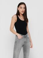 Only Onllive Love S/l Tank Top Noos Tops En Singlets Black - thumbnail