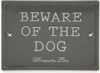 DBL KERA BEWARE OF THE DOG GRS20X16 - thumbnail