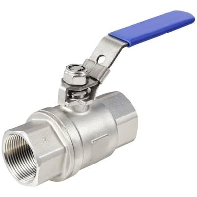 TRU COMPONENTS TC-2PC-DN32-316 TC-12770360 Standaard kogelkraan Schroefdraad (binnen): G1 1/4 64 bar (max) 1 stuk(s)